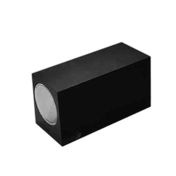 چراغ دکوراتیو مربع دو طرفه سرپیچ GU10 رسام مدل RL208-2 SQ-سایت ای برق